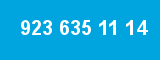 923 635 11 14 923 635 11 14